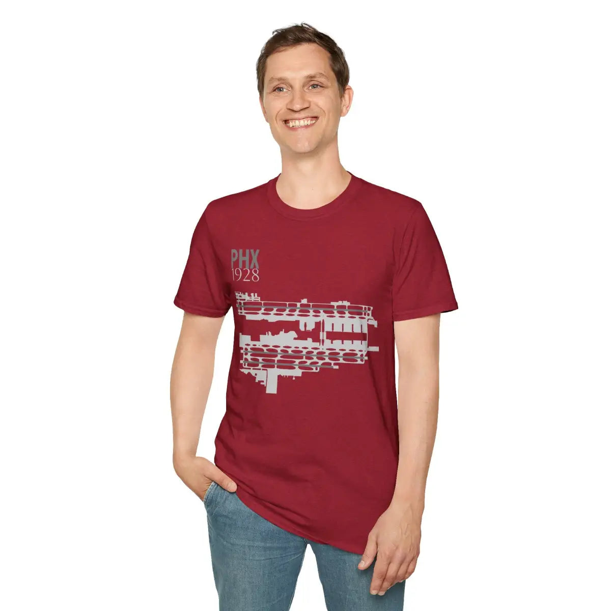 PHX Phoenix Sky Harbor International - 1928 - Tee - T-Shirt - Gifts for pilots - Aviation apparel