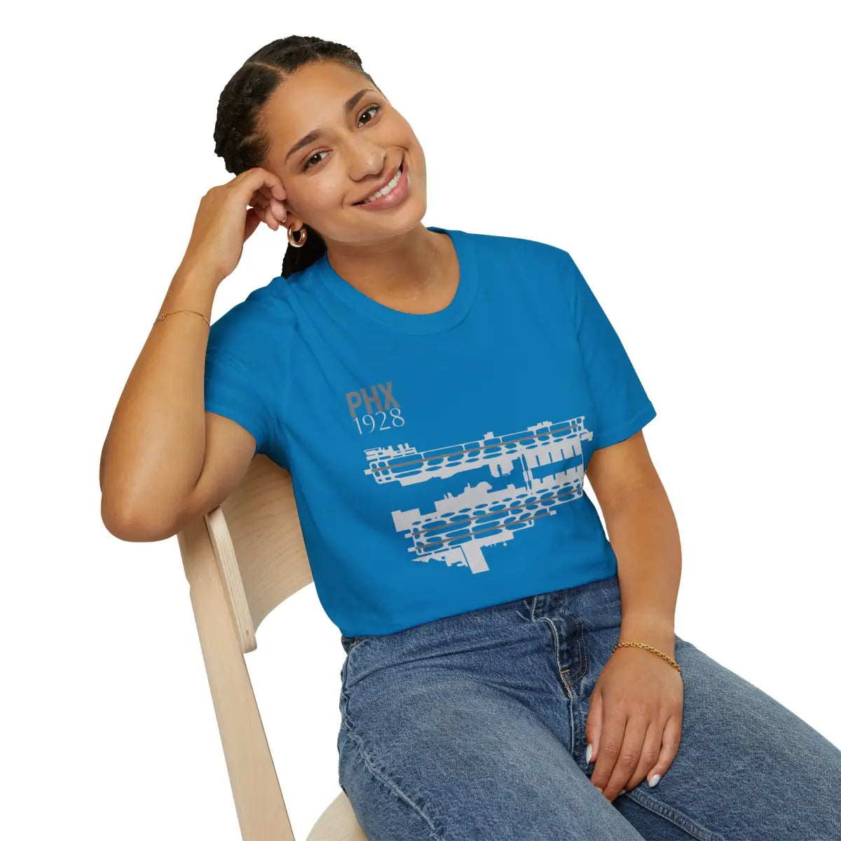 PHX Phoenix Sky Harbor International - 1928 - Tee - T-Shirt - Gifts for pilots - Aviation apparel