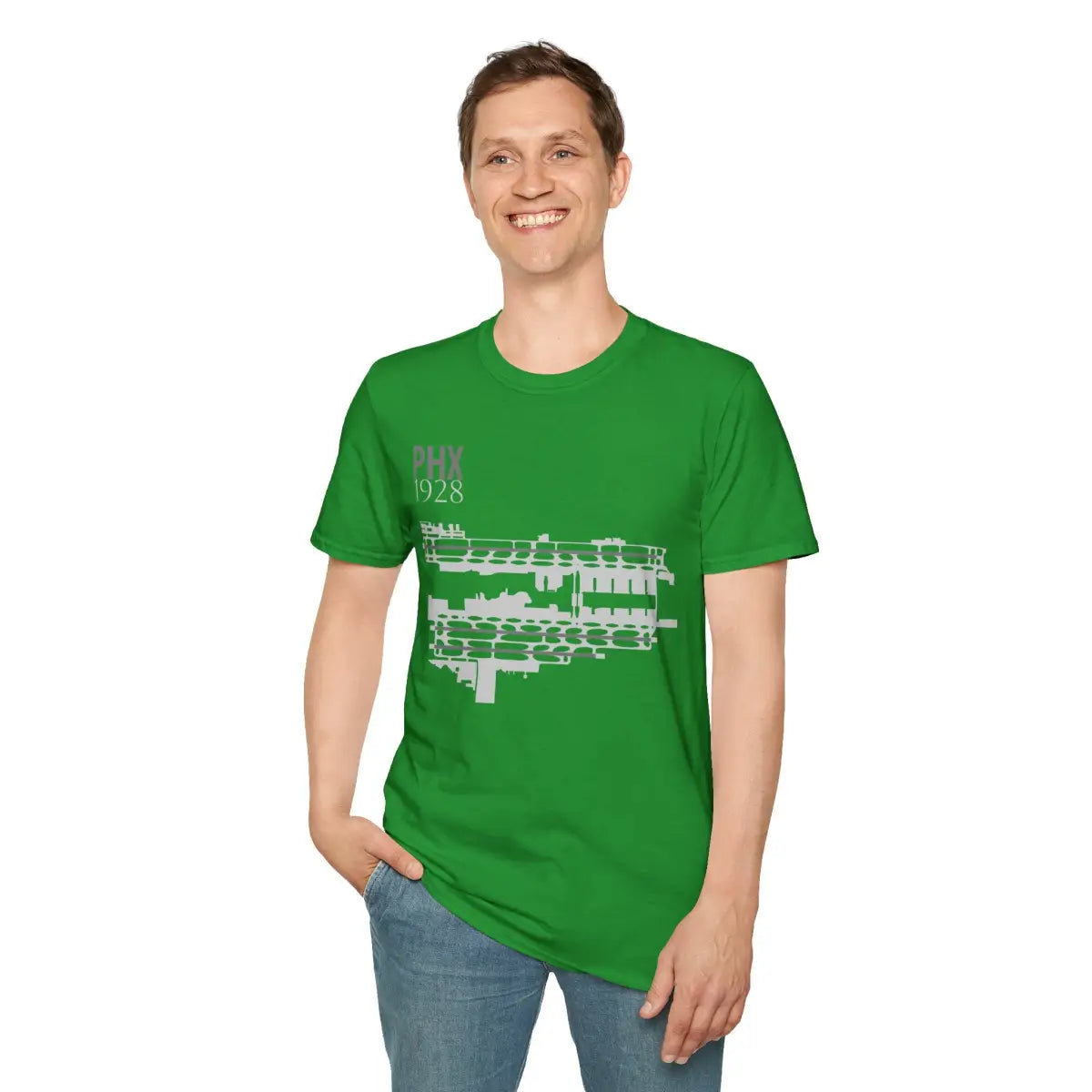 PHX Phoenix Sky Harbor International - 1928 - Tee - T-Shirt - Gifts for pilots - Aviation apparel