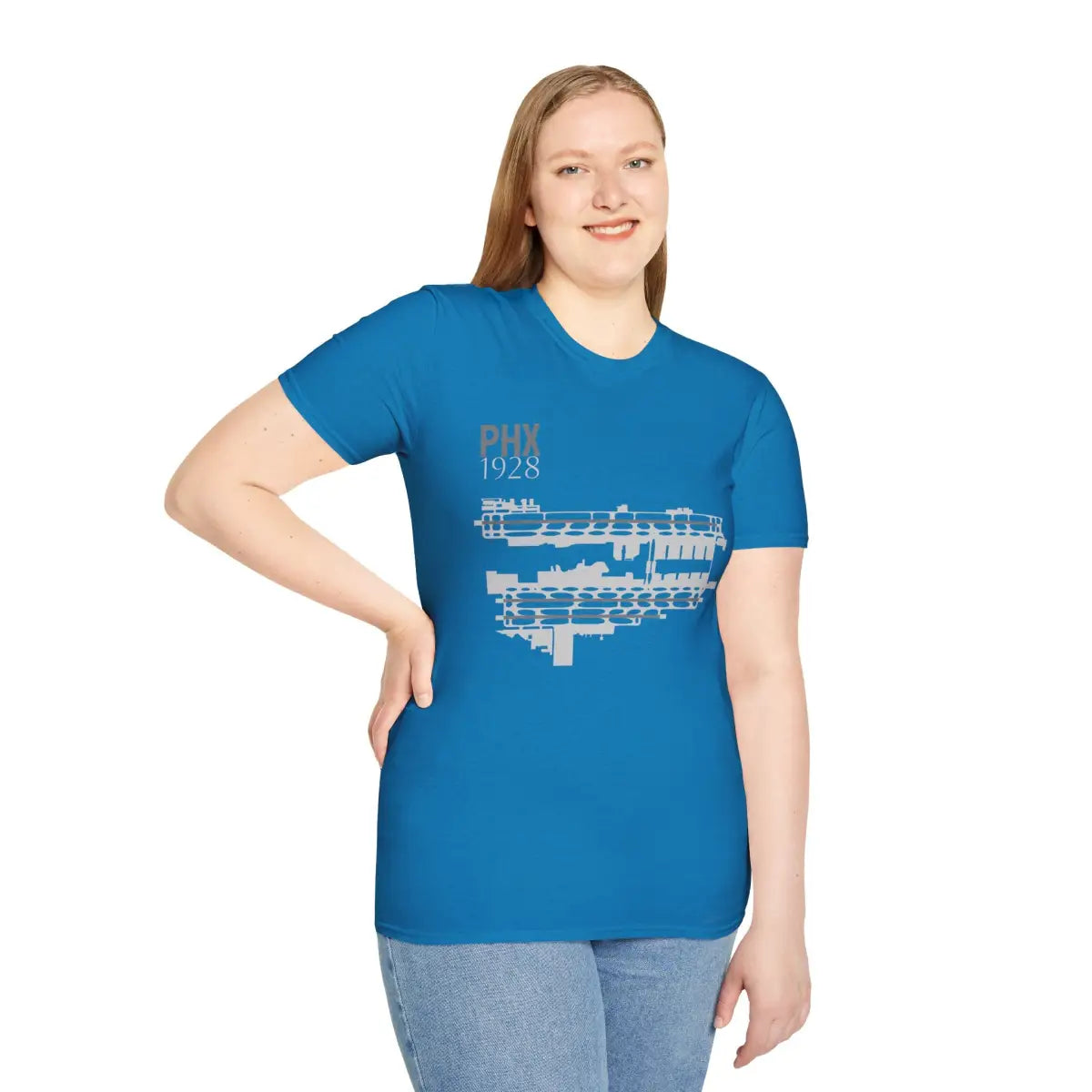 PHX Phoenix Sky Harbor International - 1928 - Tee - T-Shirt - Gifts for pilots - Aviation apparel