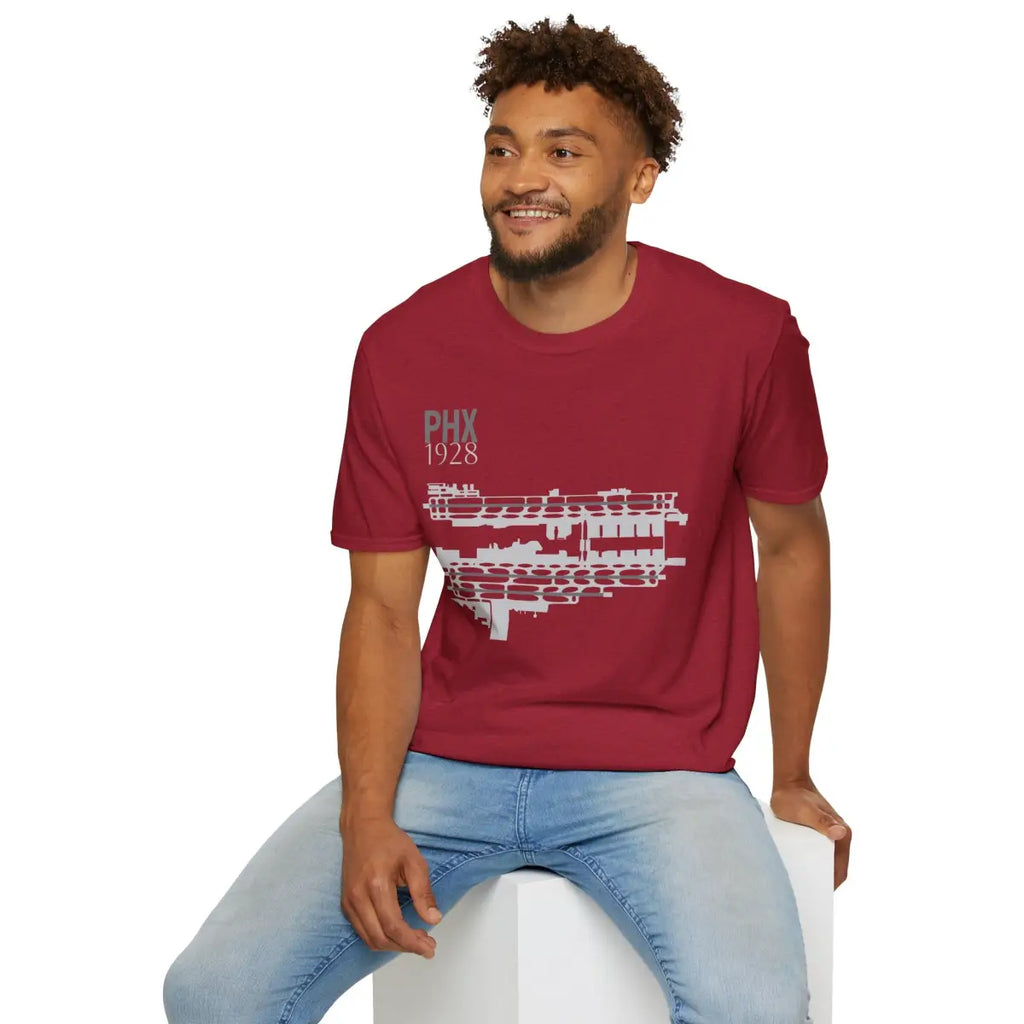 PHX Phoenix Sky Harbor International - 1928 - Tee - T-Shirt - Gifts for pilots - Aviation apparel