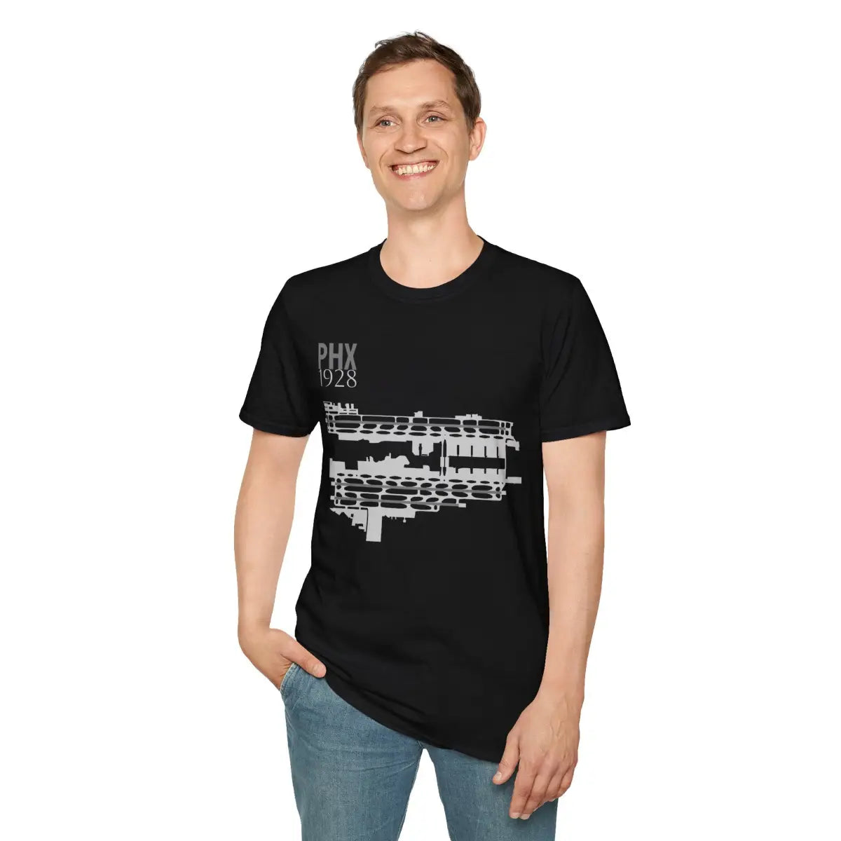PHX Phoenix Sky Harbor International - 1928 - Tee - T-Shirt - Gifts for pilots - Aviation apparel