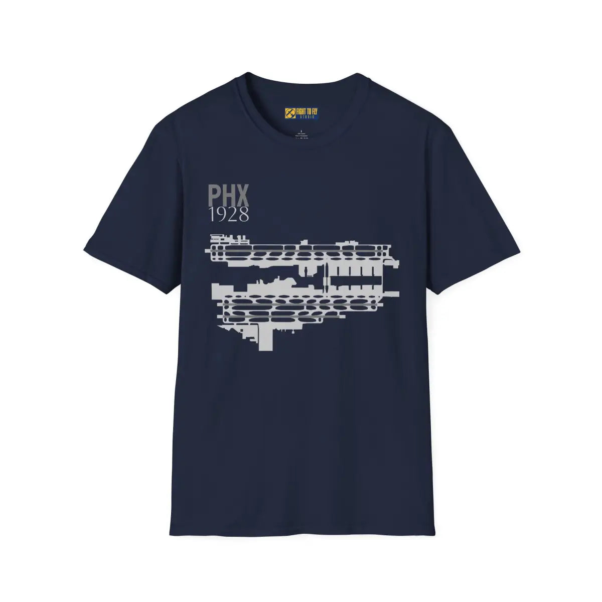 PHX Phoenix Sky Harbor International - 1928 - Tee - T-Shirt - Gifts for pilots - Aviation apparel