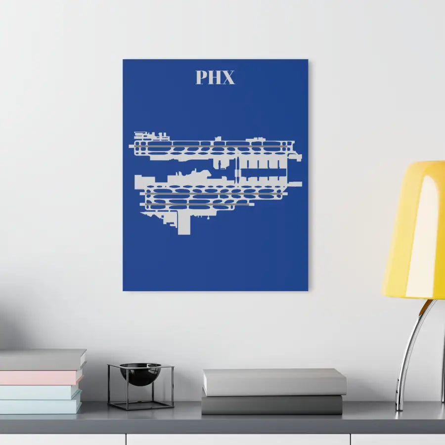 PHX - Phoenix Sky Harbor International Acrylic Print - Home Decor - Pilot gifts - WWII warbird t-shirt
