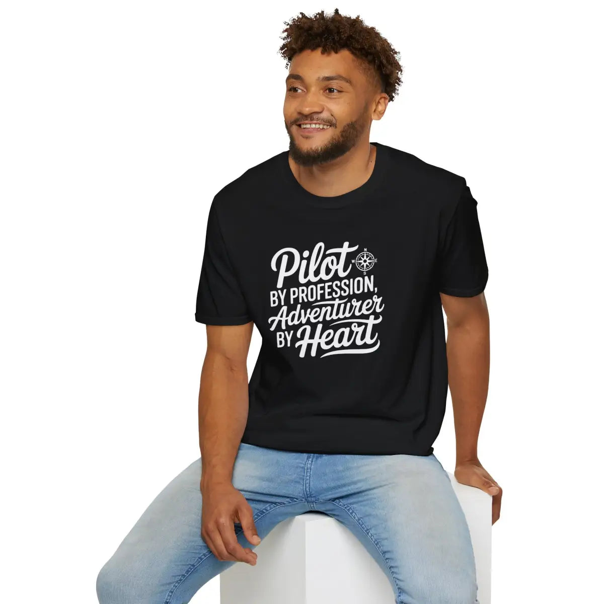 Pilot by Profession Adventurer Heart - T-Shirt - gifts - WWII warbird t-shirt