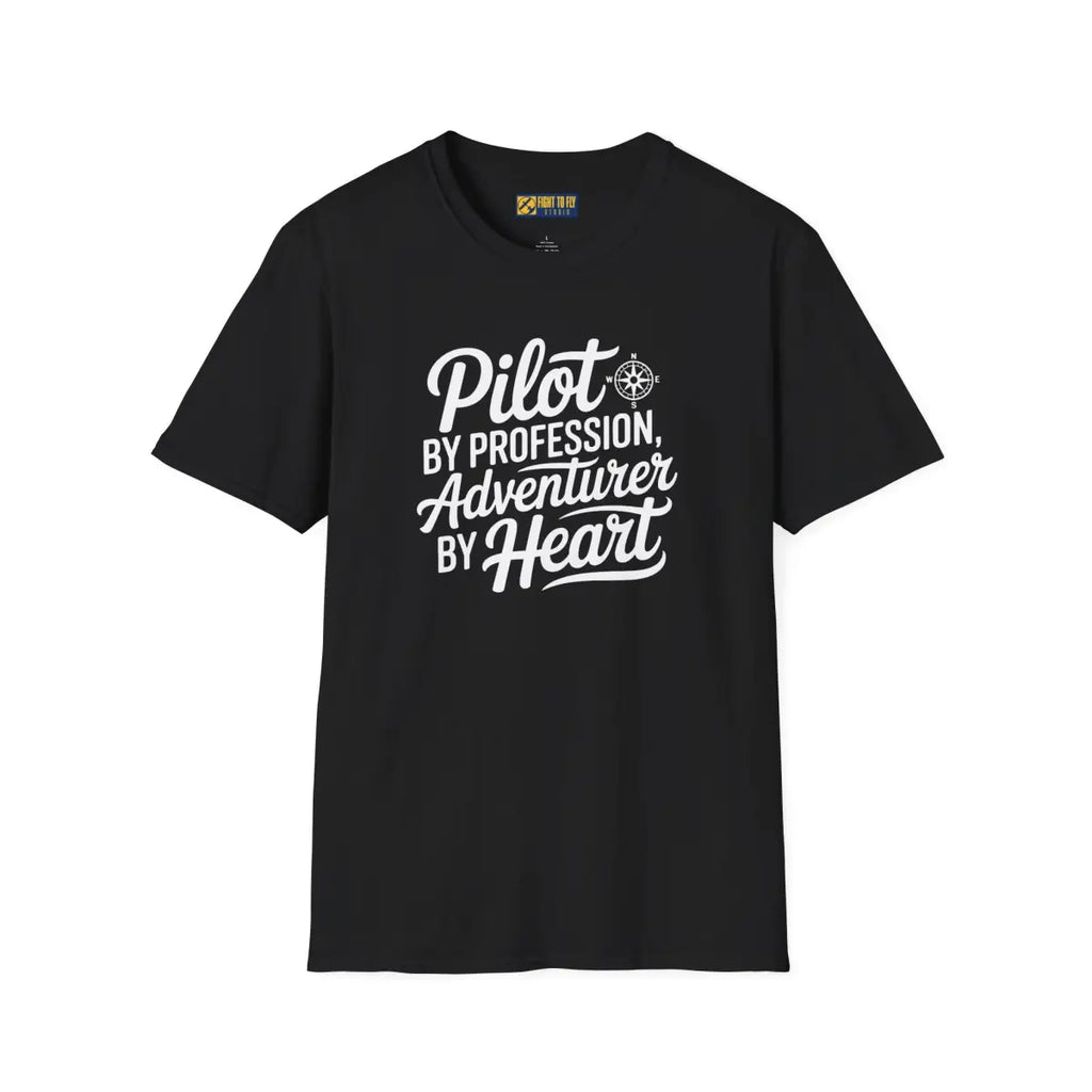 Pilot by Profession Adventurer Heart - T-Shirt - gifts - WWII warbird t-shirt
