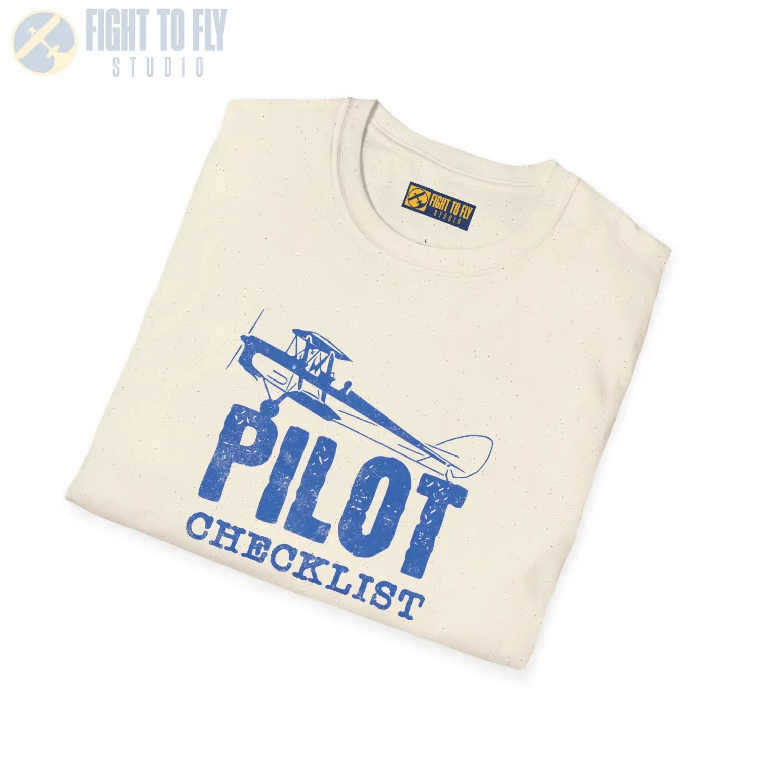 Pilot Checklist - Aviate Navigate Communicate - Tee - T-Shirt - gifts - WWII warbird t-shirt