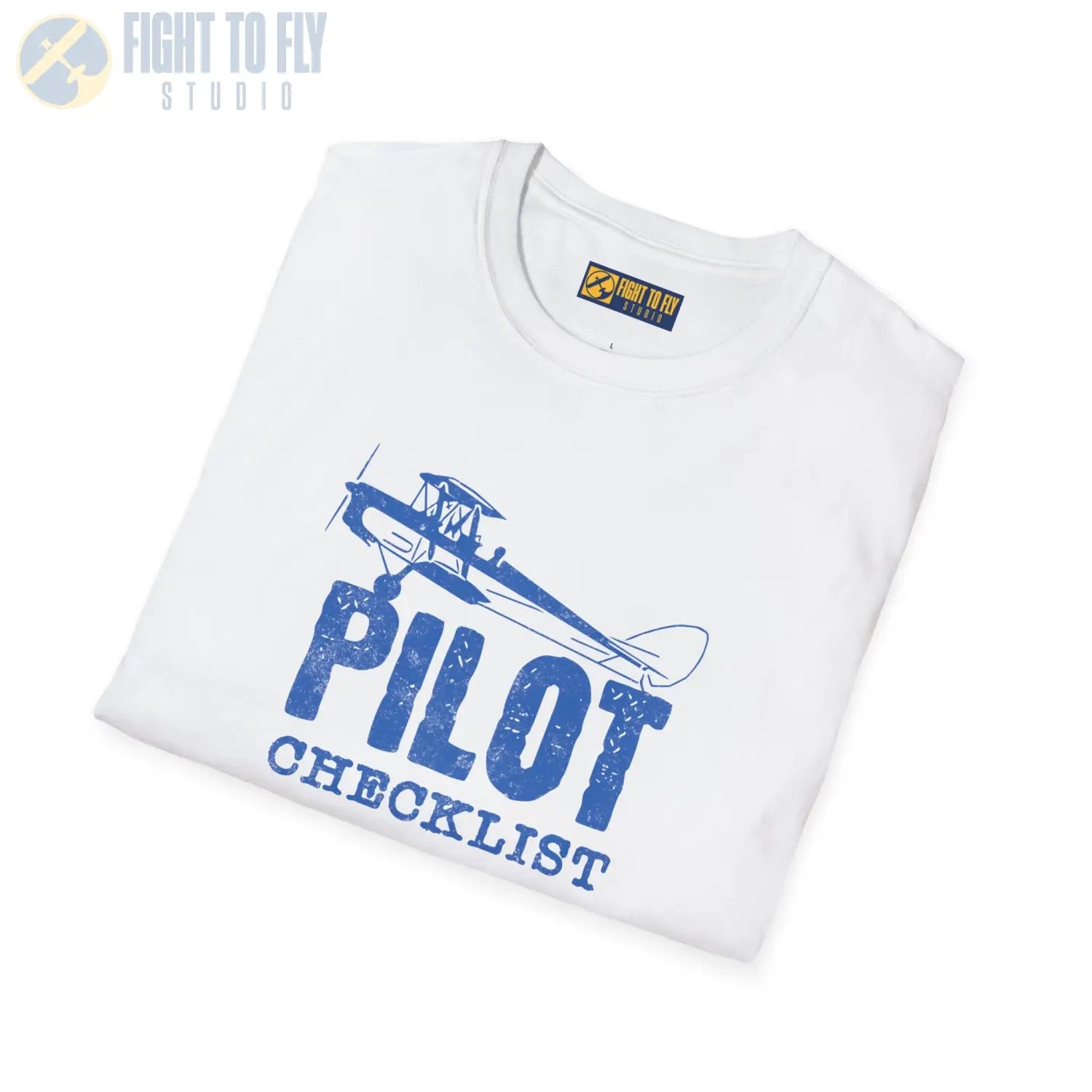 Pilot Checklist - Aviate Navigate Communicate - Tee - T-Shirt - gifts - WWII warbird t-shirt