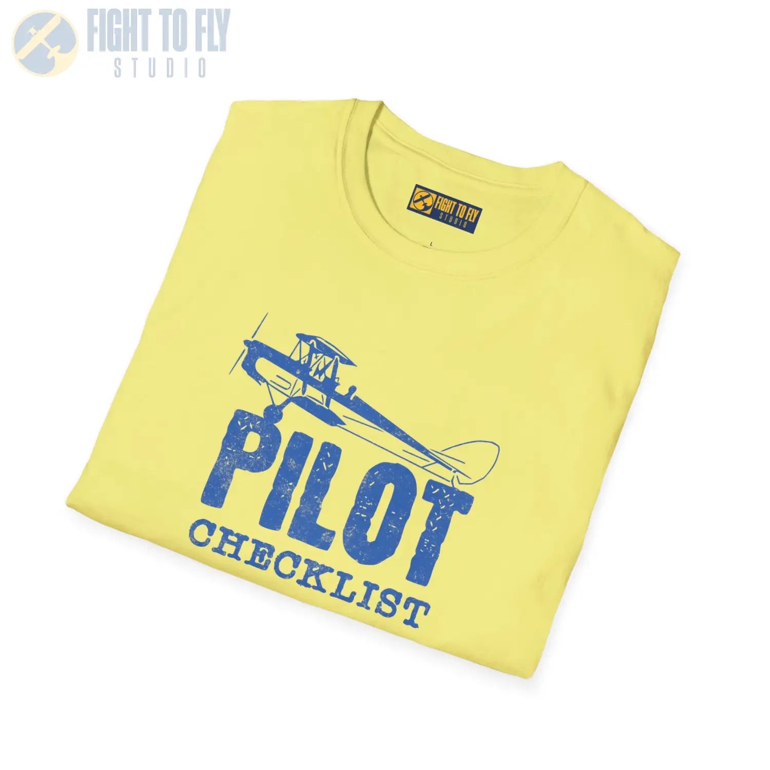 Pilot Checklist - Aviate Navigate Communicate - Tee - T-Shirt - gifts - WWII warbird t-shirt