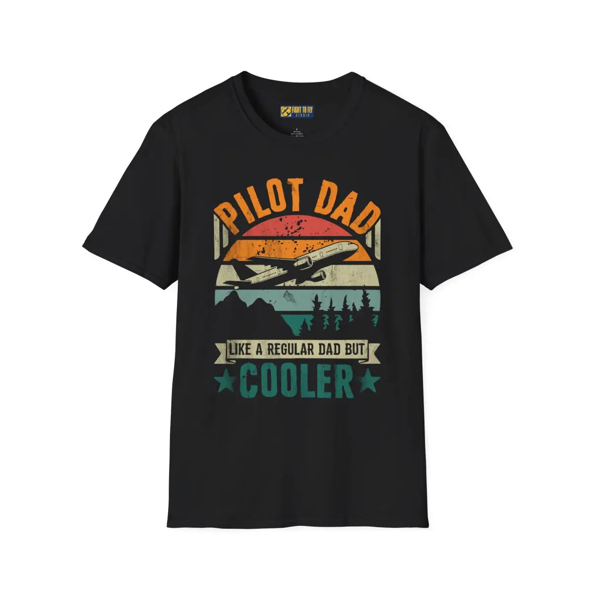 Pilot Dad Cooler T-Shirt Father’s Day Gift - gifts - WWII warbird t-shirt