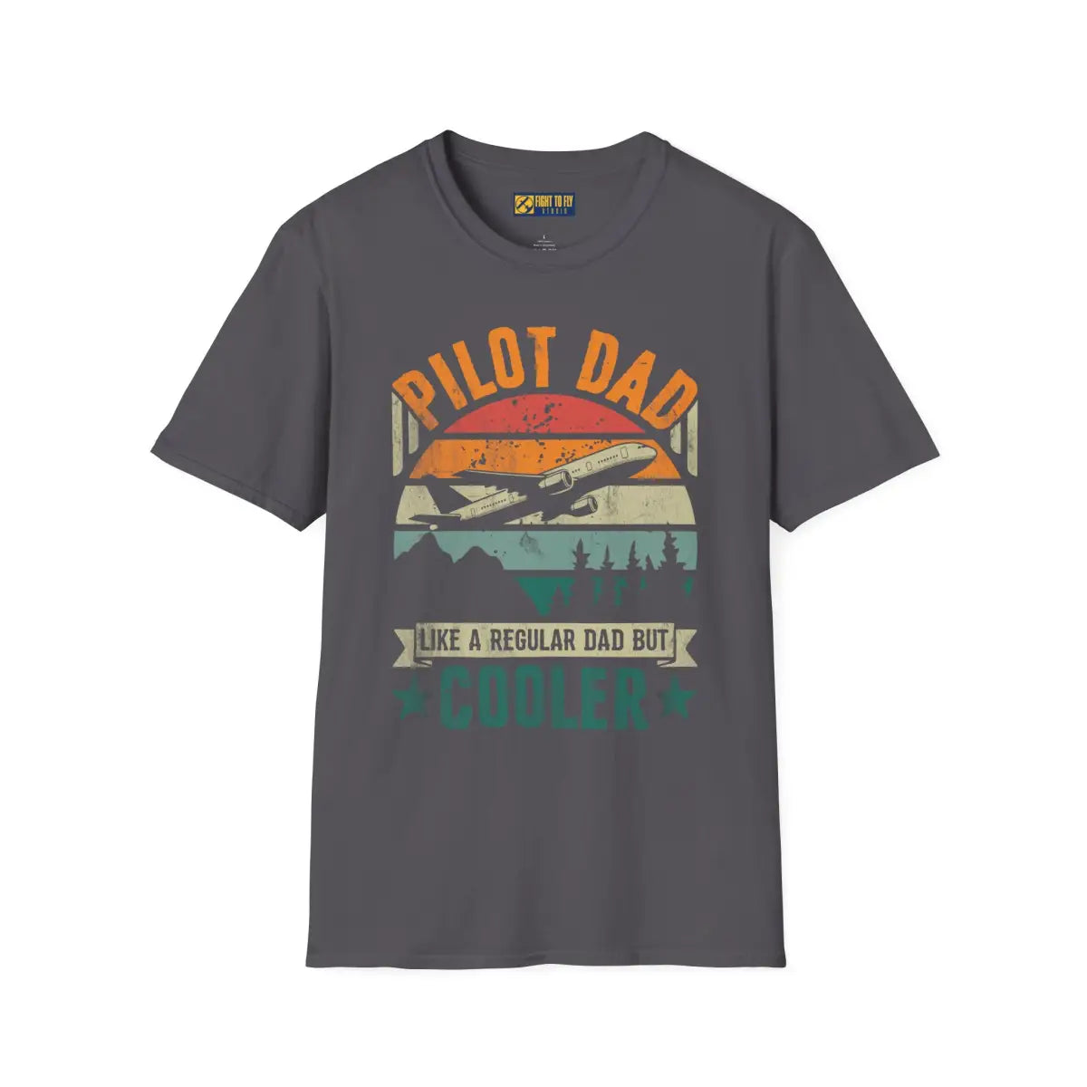 Pilot Dad Cooler T-Shirt Father’s Day Gift - gifts - WWII warbird t-shirt