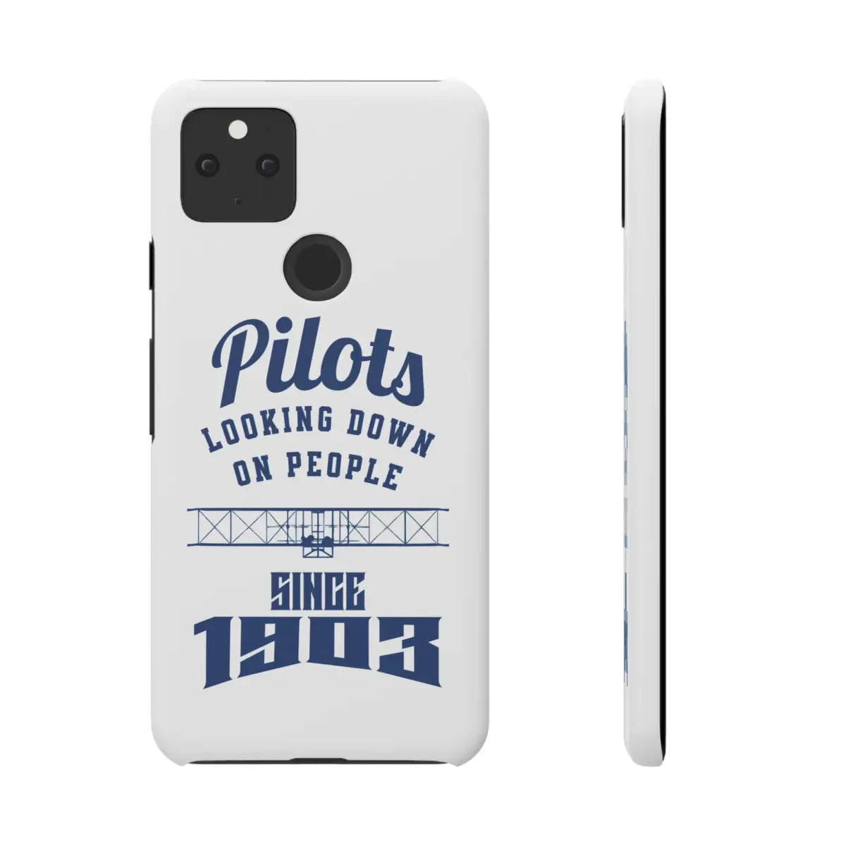 Pilot Theme Snap Case - Looking Down on People Since 1903 - Phone - Gifts for pilots - Aviation apparel