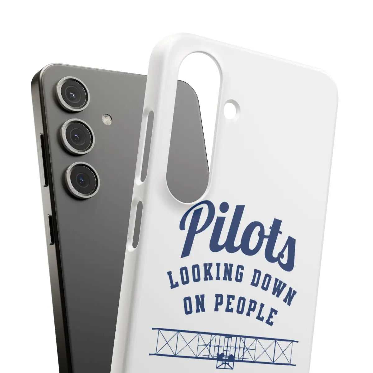 Pilot Theme Snap Case - Looking Down on People Since 1903 - Phone - Gifts for pilots - Aviation apparel