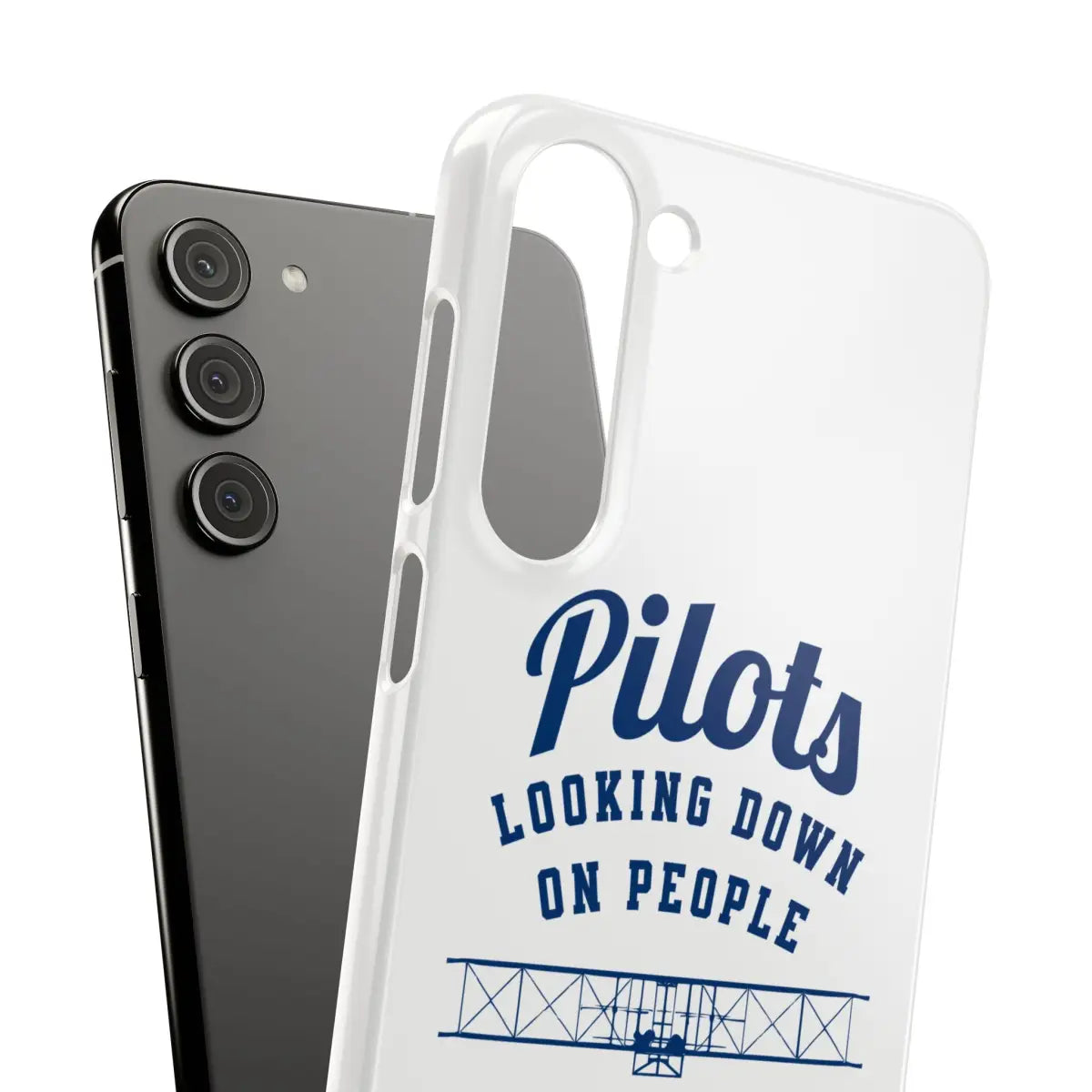 Pilot Theme Snap Case - Looking Down on People Since 1903 - Phone - Gifts for pilots - Aviation apparel