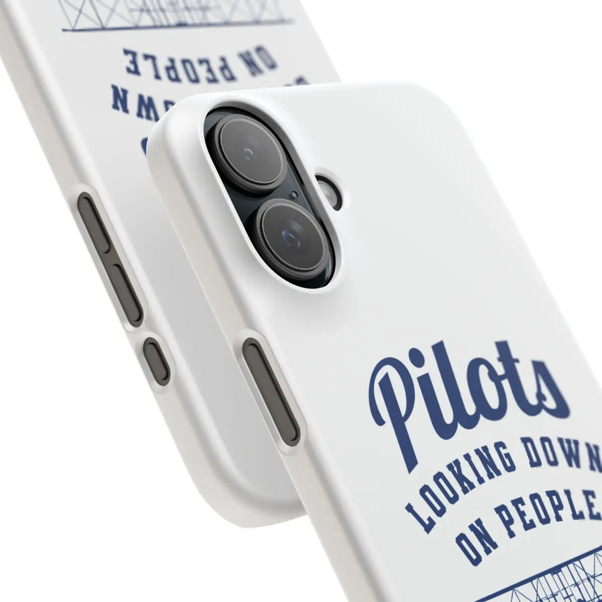 Pilot Theme Snap Case - Looking Down on People Since 1903 - Phone - Gifts for pilots - Aviation apparel