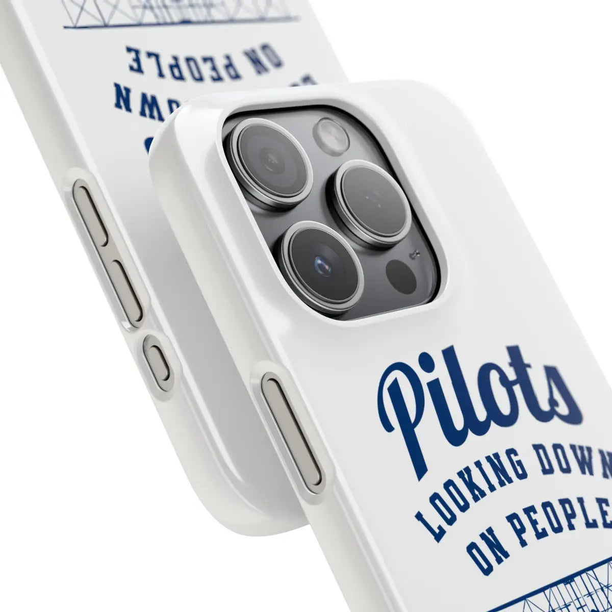 Pilot Theme Snap Case - Looking Down on People Since 1903 - Phone - Gifts for pilots - Aviation apparel