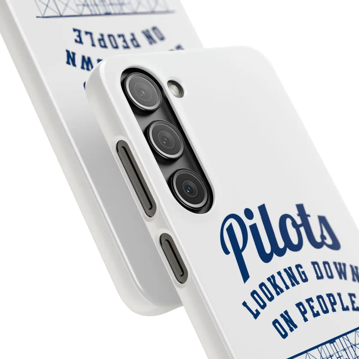 Pilot Theme Snap Case - Looking Down on People Since 1903 - Phone - Gifts for pilots - Aviation apparel