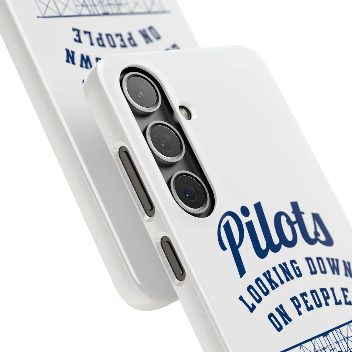 Pilot Theme Snap Case - Looking Down on People Since 1903 - Phone - Gifts for pilots - Aviation apparel