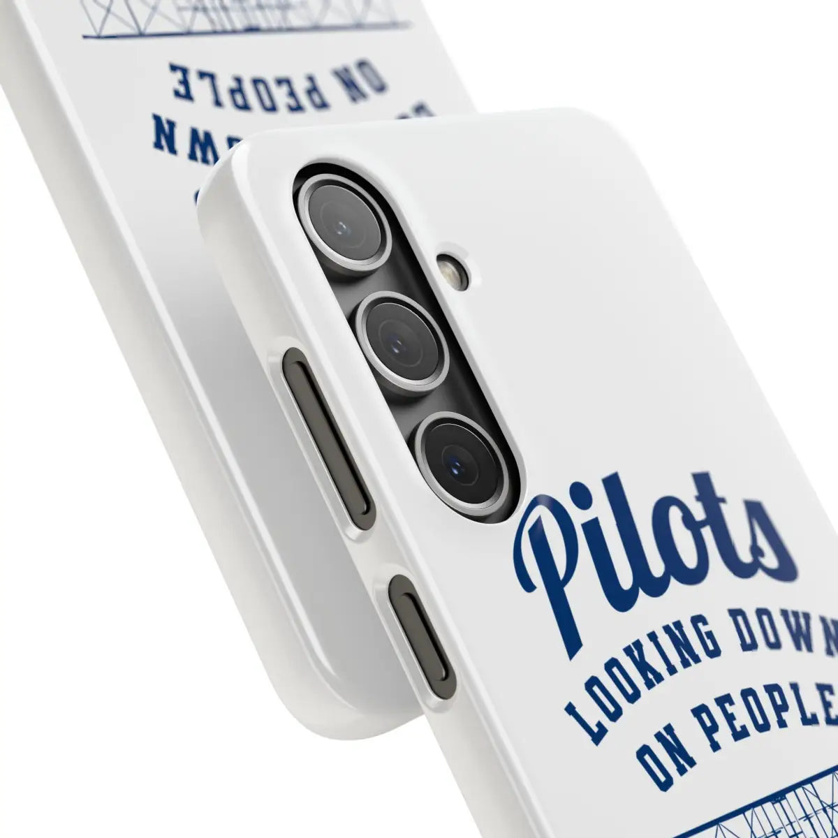 Pilot Theme Snap Case - Looking Down on People Since 1903 - Phone - Gifts for pilots - Aviation apparel