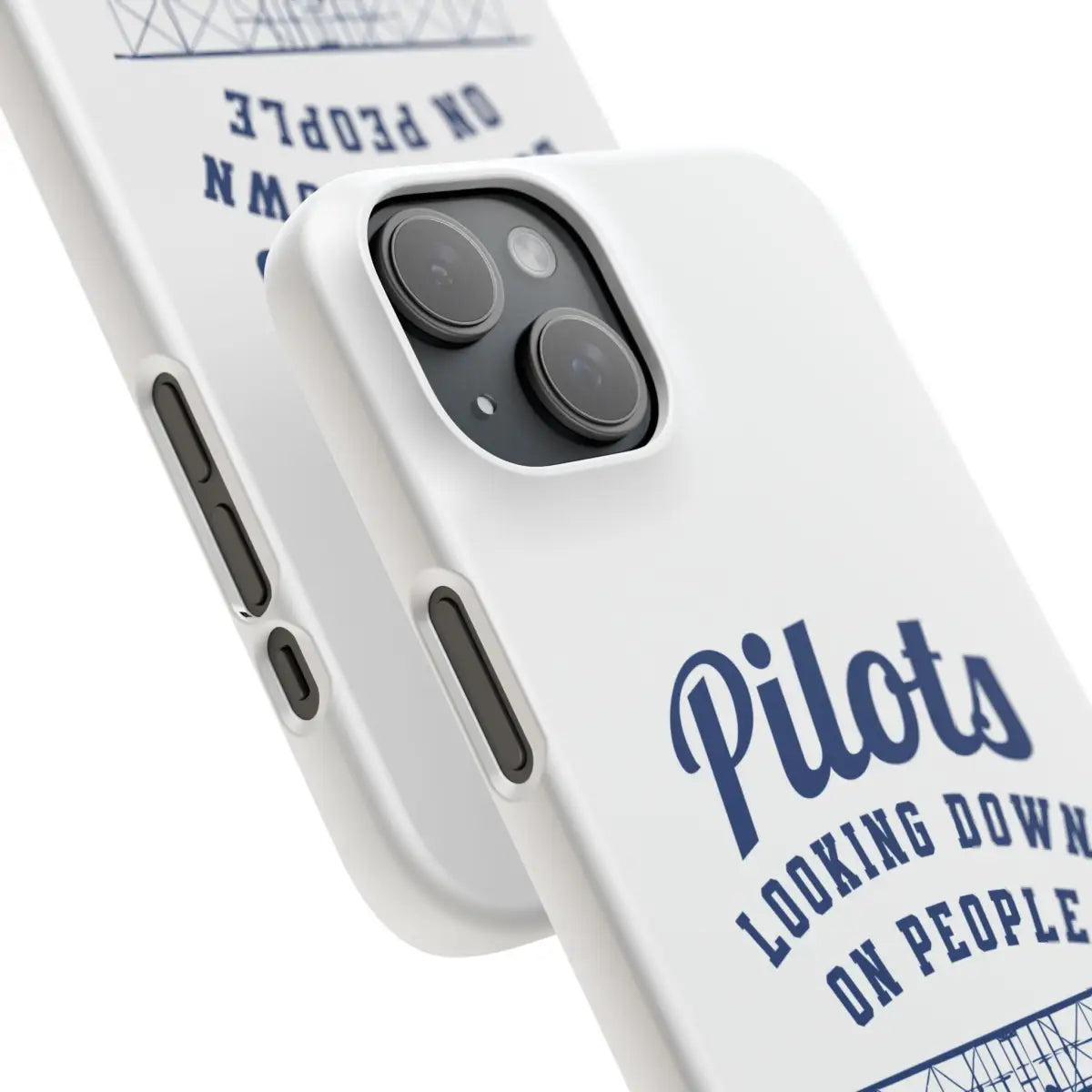 Pilot Theme Snap Case - Looking Down on People Since 1903 - Phone - Gifts for pilots - Aviation apparel