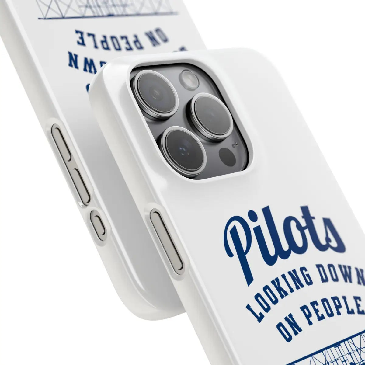 Pilot Theme Snap Case - Looking Down on People Since 1903 - Phone - Gifts for pilots - Aviation apparel