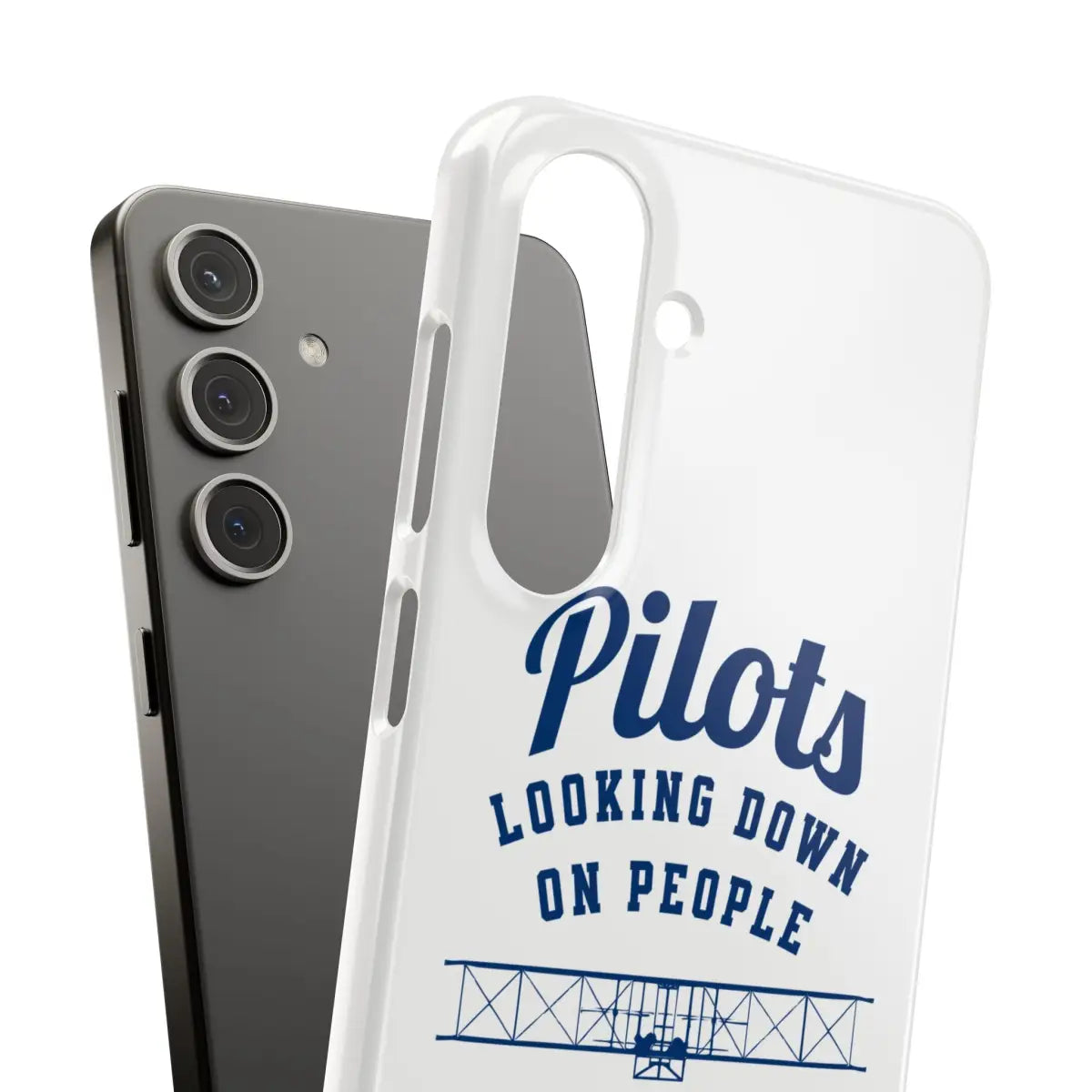 Pilot Theme Snap Case - Looking Down on People Since 1903 - Phone - Gifts for pilots - Aviation apparel