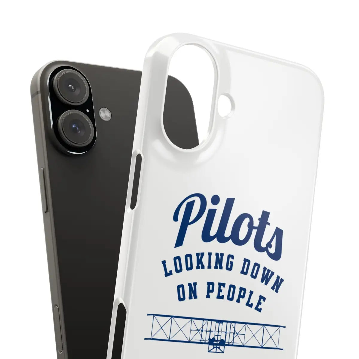 Pilot Theme Snap Case - Looking Down on People Since 1903 - Phone - Gifts for pilots - Aviation apparel
