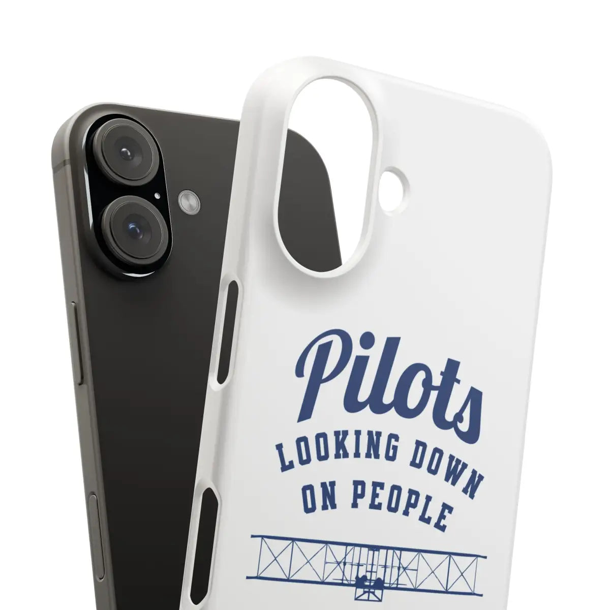 Pilot Theme Snap Case - Looking Down on People Since 1903 - Phone - Gifts for pilots - Aviation apparel
