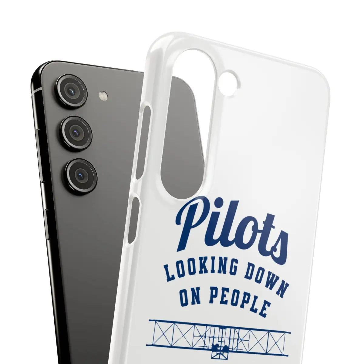Pilot Theme Snap Case - Looking Down on People Since 1903 - Phone - Gifts for pilots - Aviation apparel