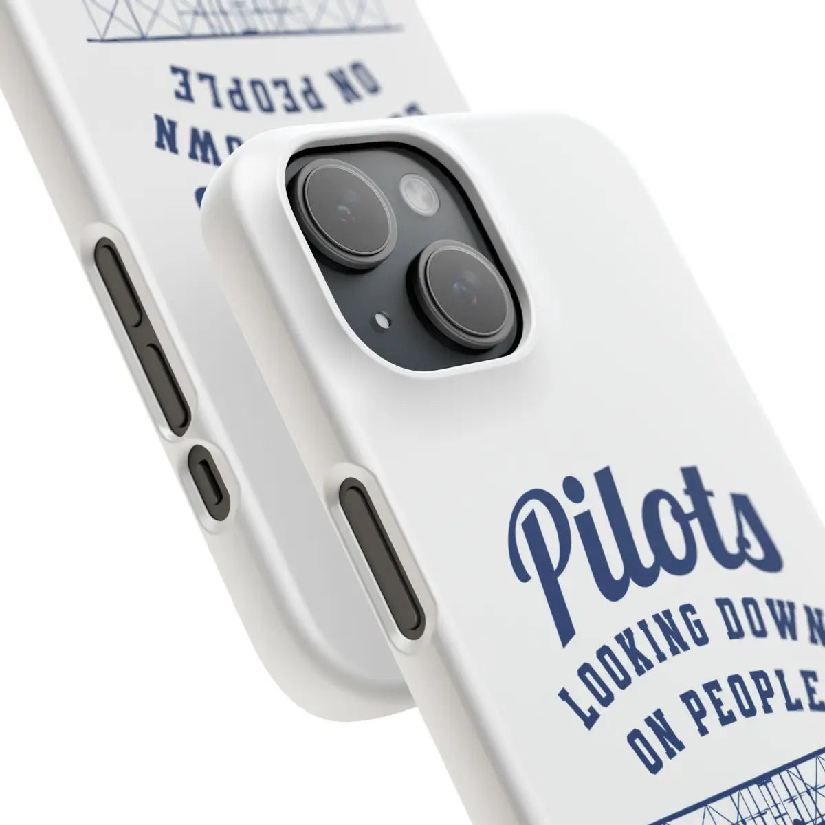 Pilot Theme Snap Case - Looking Down on People Since 1903 - Phone - Gifts for pilots - Aviation apparel