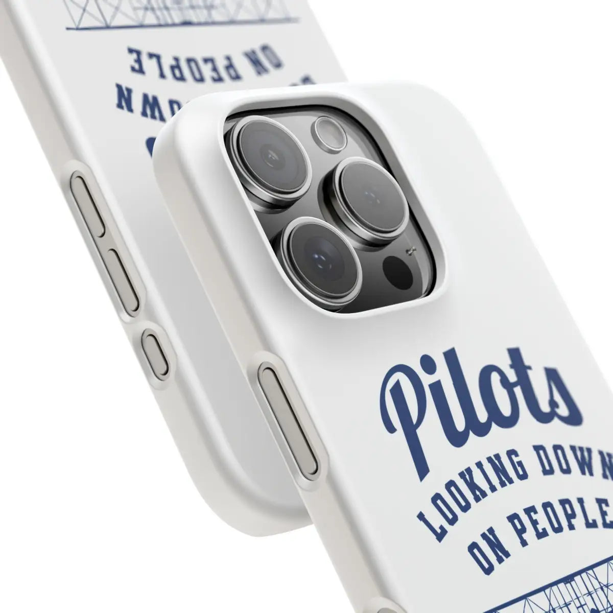 Pilot Theme Snap Case - Looking Down on People Since 1903 - Phone - Gifts for pilots - Aviation apparel