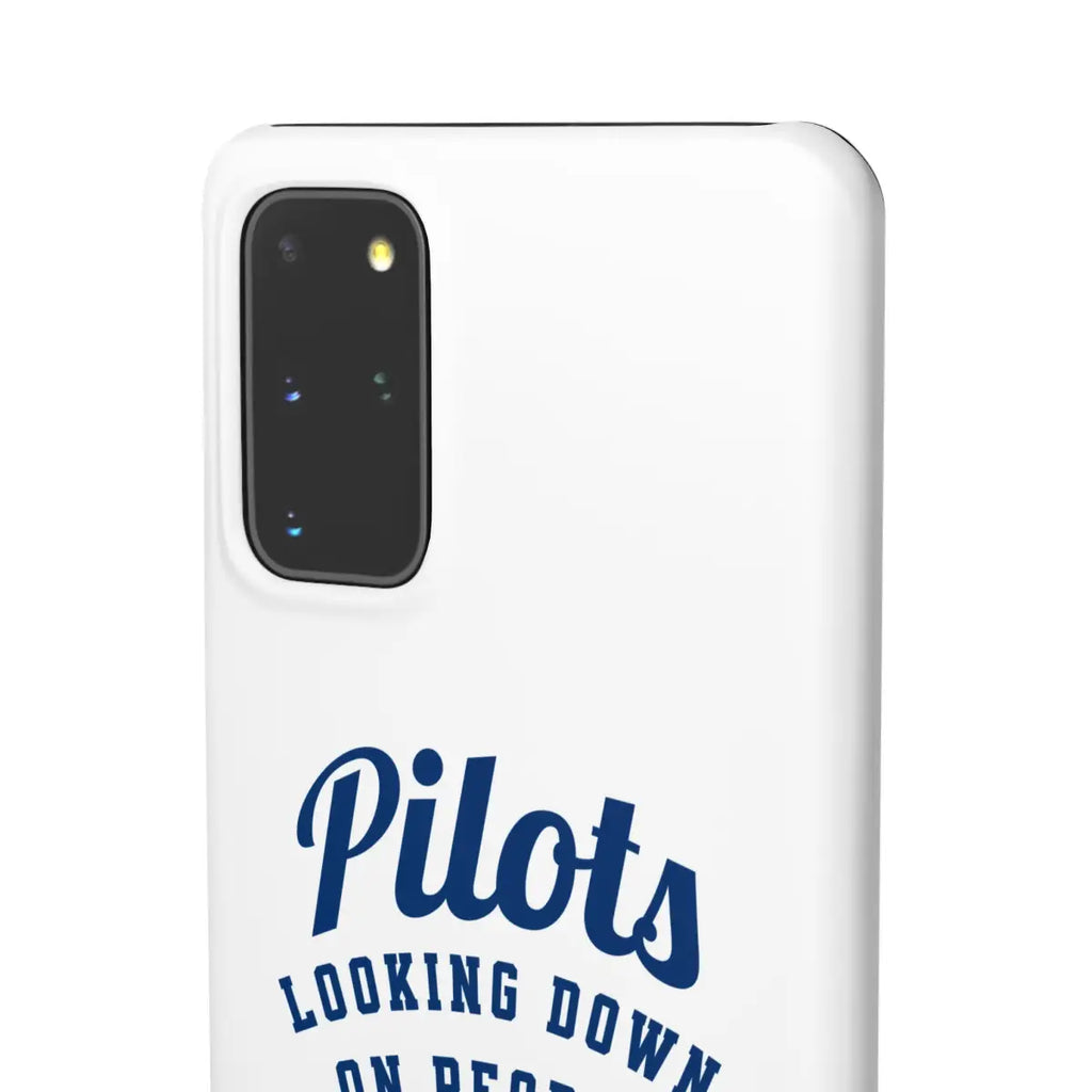 Pilot Theme Snap Case - Looking Down on People Since 1903 - Phone - Gifts for pilots - Aviation apparel