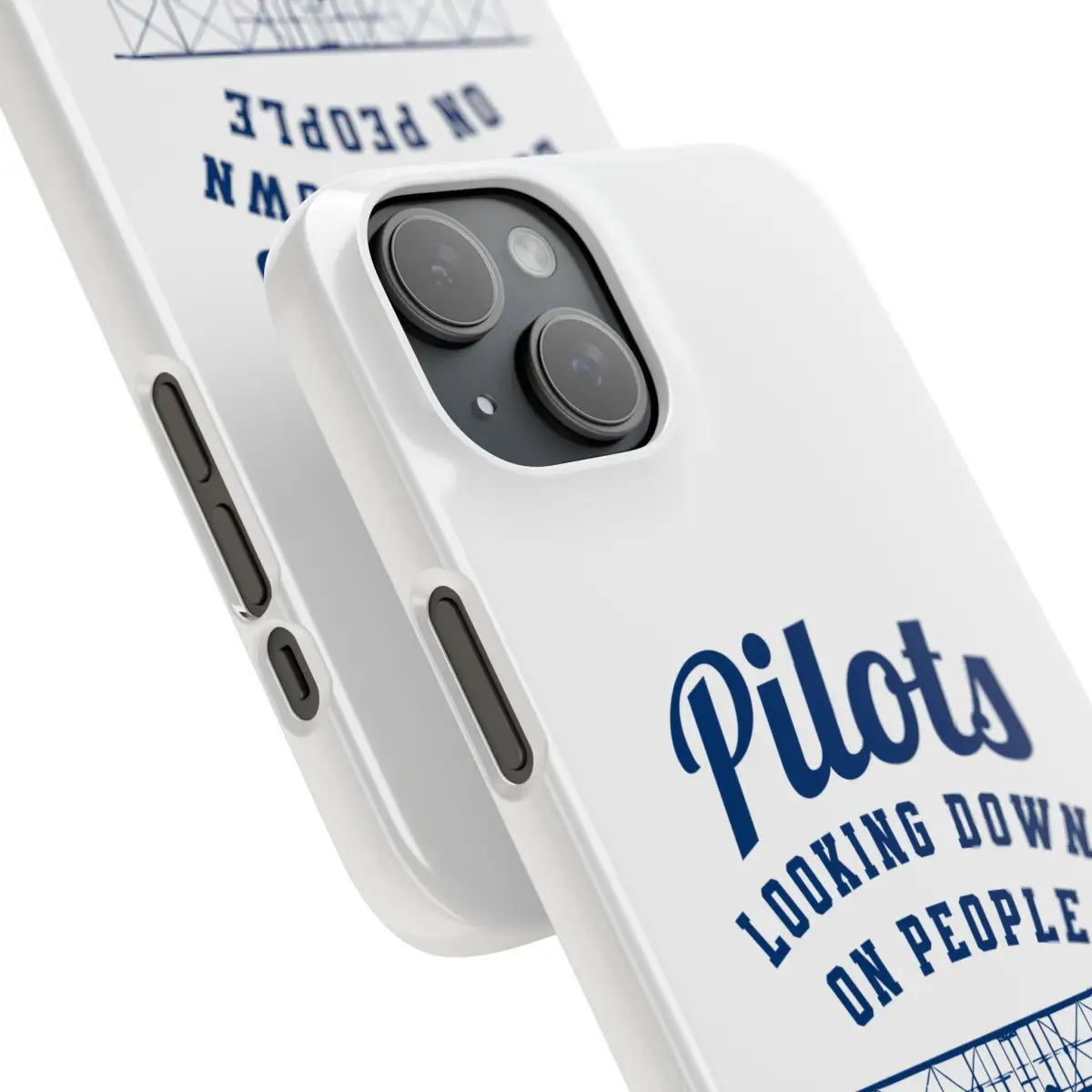 Pilot Theme Snap Case - Looking Down on People Since 1903 - Phone - Gifts for pilots - Aviation apparel