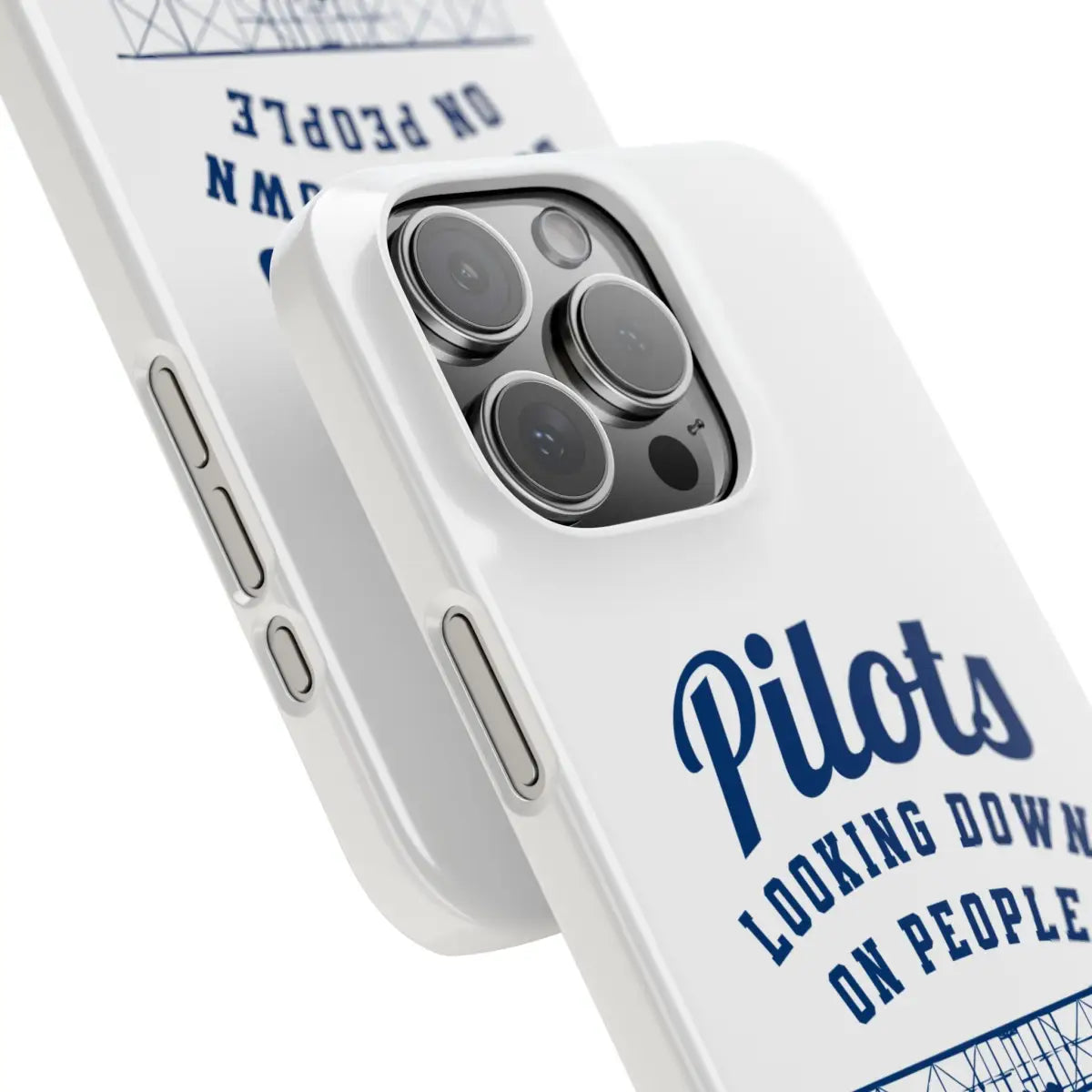 Pilot Theme Snap Case - Looking Down on People Since 1903 - Phone - Gifts for pilots - Aviation apparel