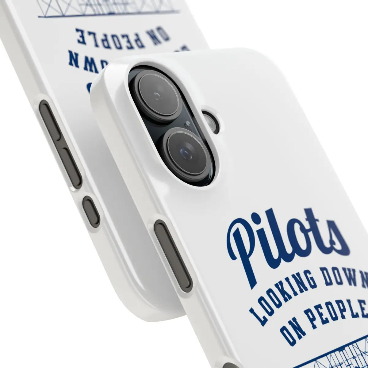 Pilot Theme Snap Case - Looking Down on People Since 1903 - Phone - Gifts for pilots - Aviation apparel