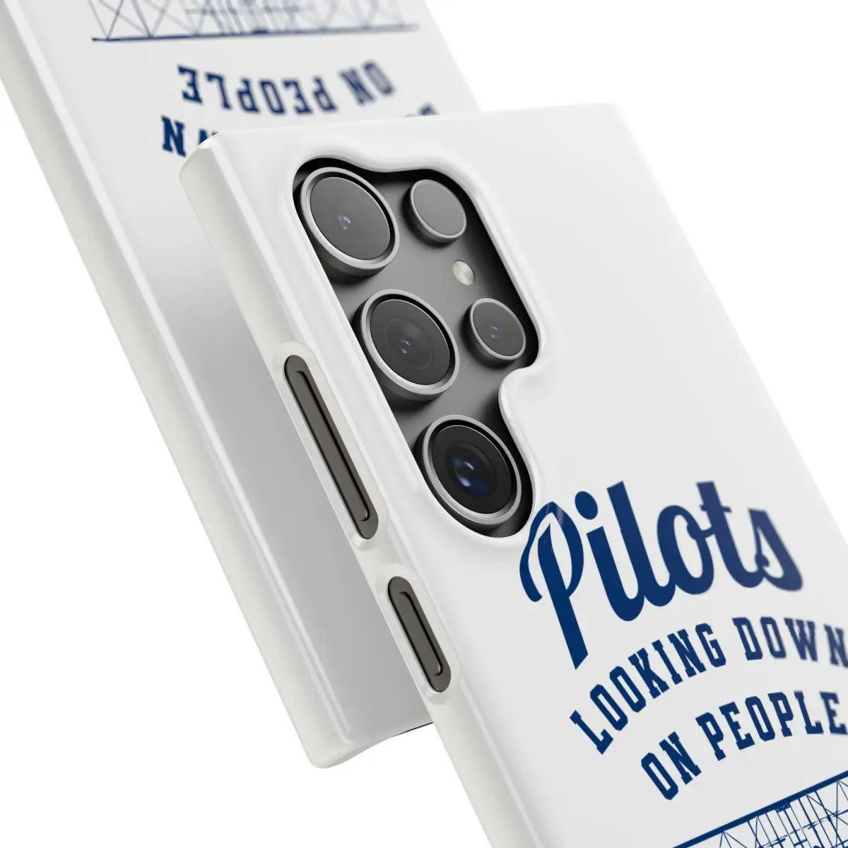 Pilot Theme Snap Case - Looking Down on People Since 1903 - Phone - Gifts for pilots - Aviation apparel