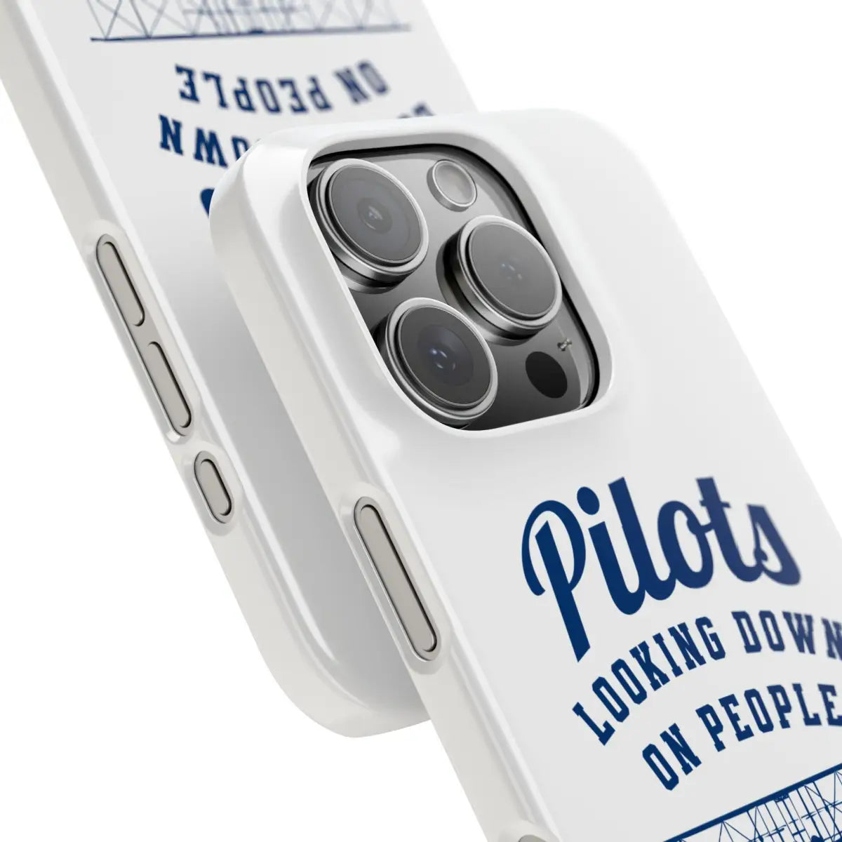 Pilot Theme Snap Case - Looking Down on People Since 1903 - Phone - Gifts for pilots - Aviation apparel
