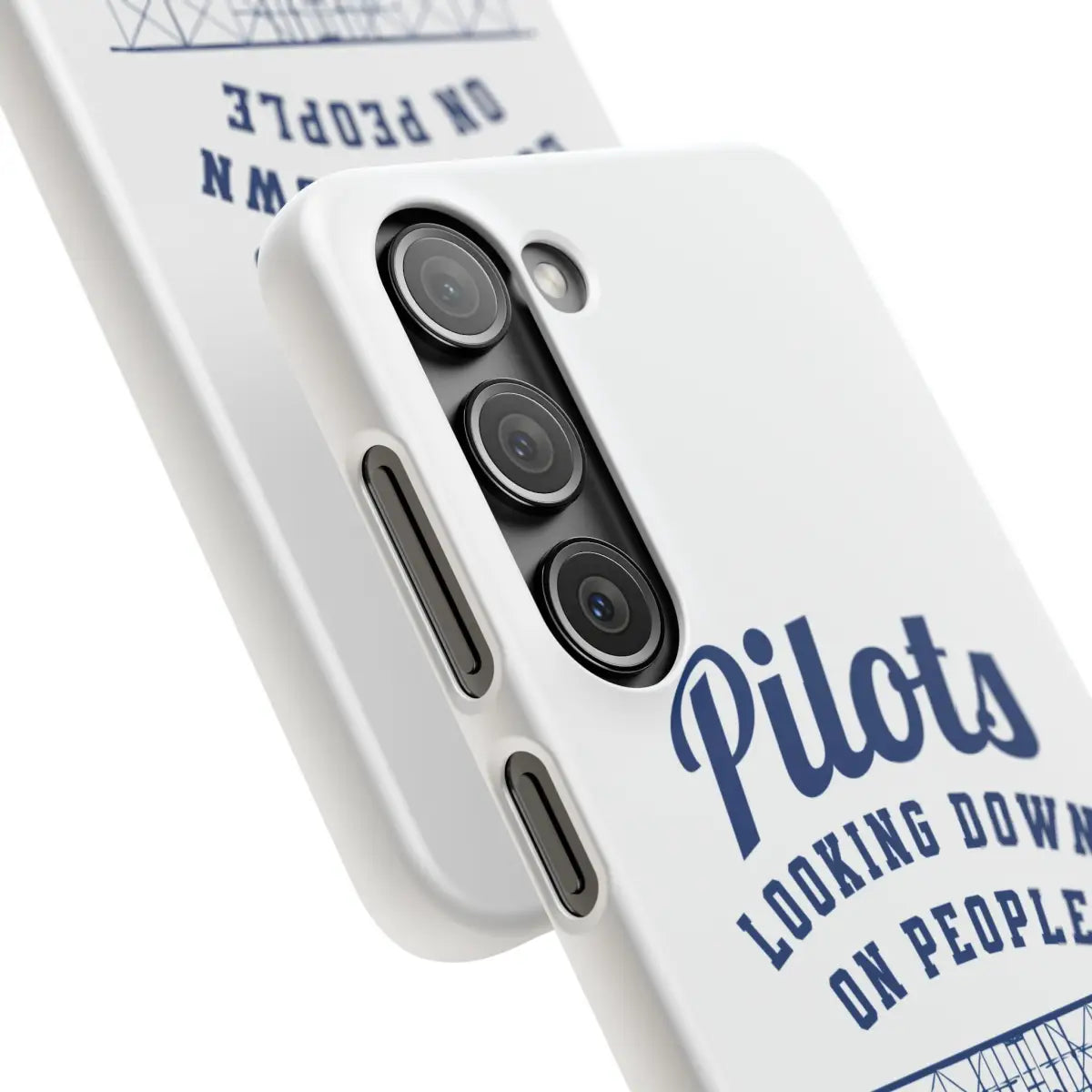 Pilot Theme Snap Case - Looking Down on People Since 1903 - Phone - Gifts for pilots - Aviation apparel