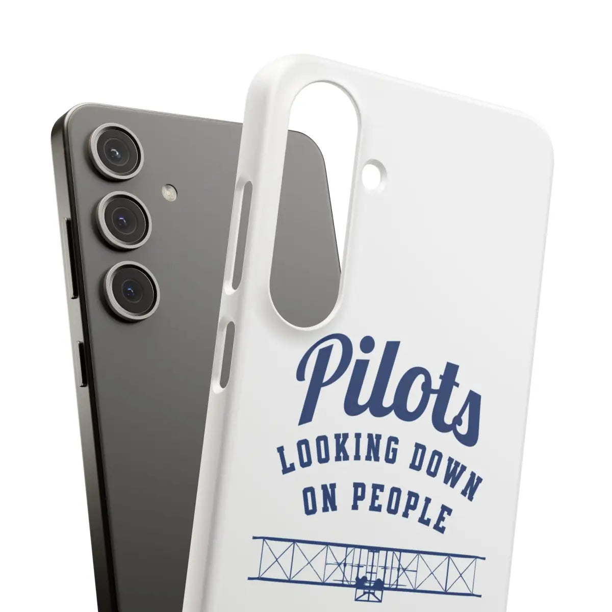 Pilot Theme Snap Case - Looking Down on People Since 1903 - Phone - Gifts for pilots - Aviation apparel