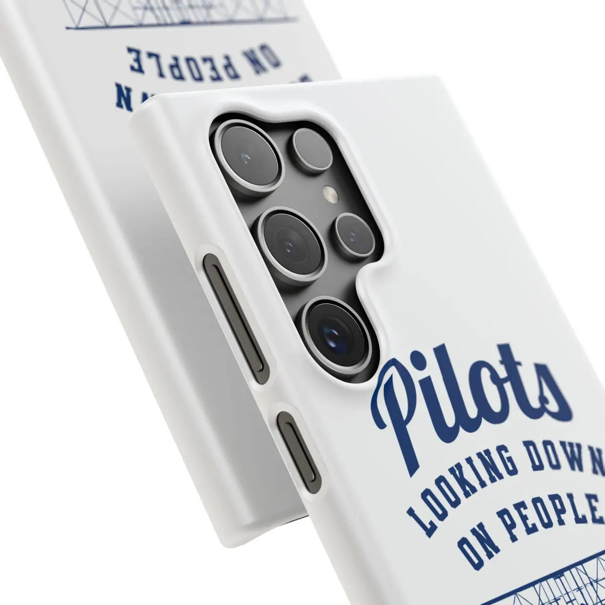 Pilot Theme Snap Case - Looking Down on People Since 1903 - Phone - Gifts for pilots - Aviation apparel