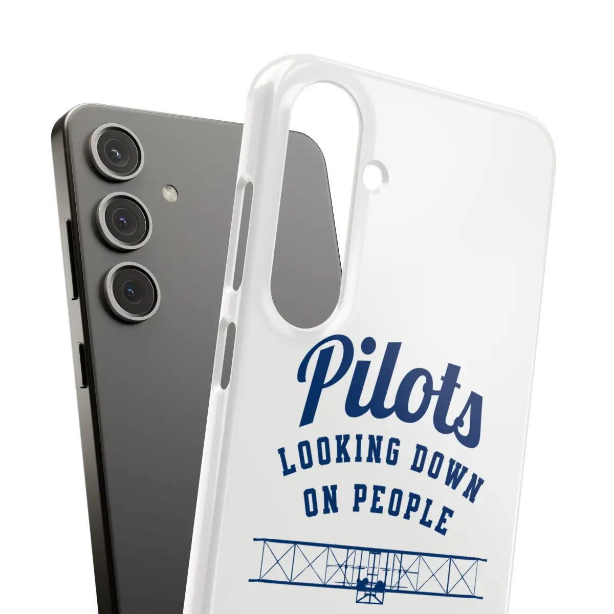 Pilot Theme Snap Case - Looking Down on People Since 1903 - Phone - Gifts for pilots - Aviation apparel