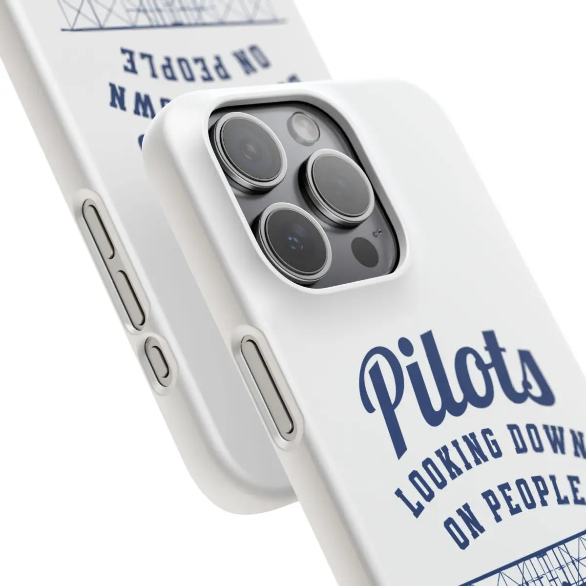 Pilot Theme Snap Case - Looking Down on People Since 1903 - Phone - Gifts for pilots - Aviation apparel