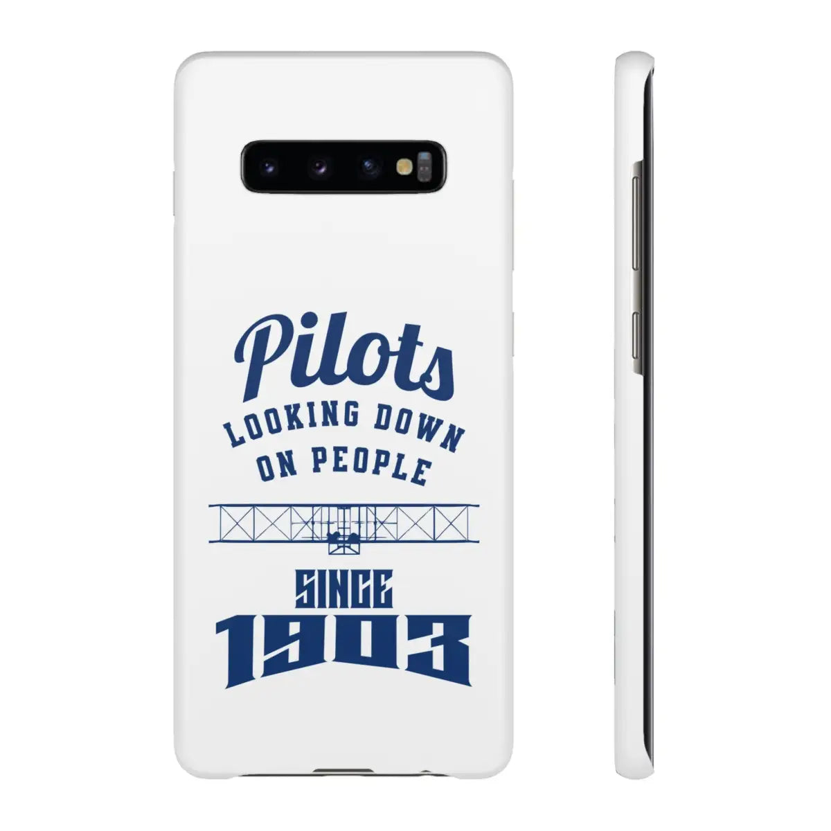 Pilot Theme Snap Case - Looking Down on People Since 1903 - Phone - Gifts for pilots - Aviation apparel
