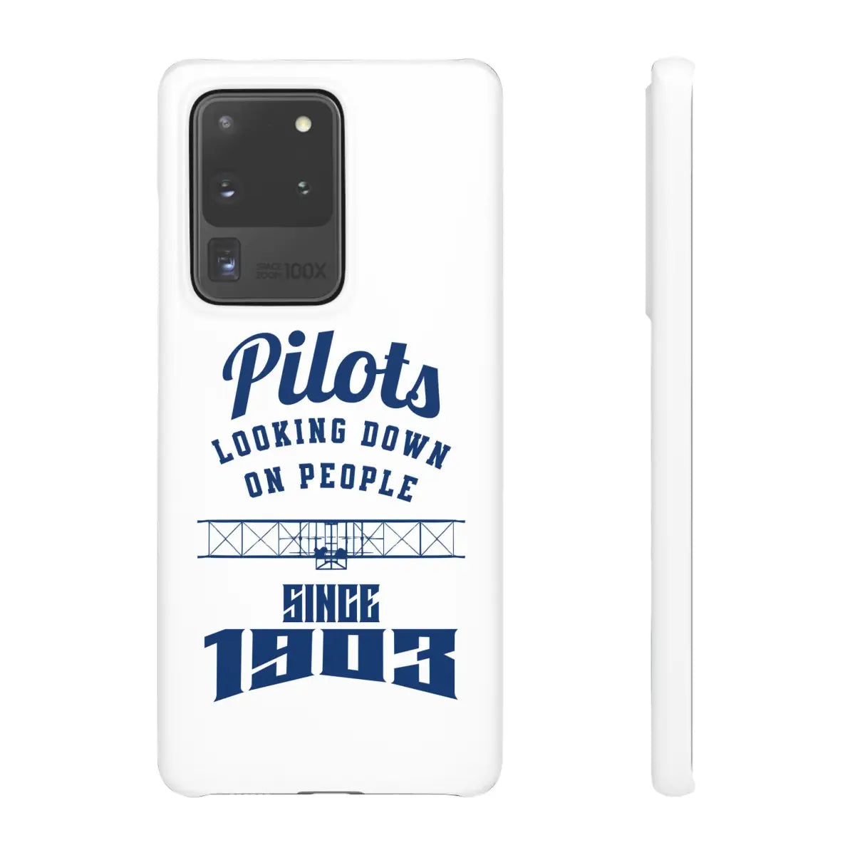 Pilot Theme Snap Case - Looking Down on People Since 1903 - Phone - Gifts for pilots - Aviation apparel