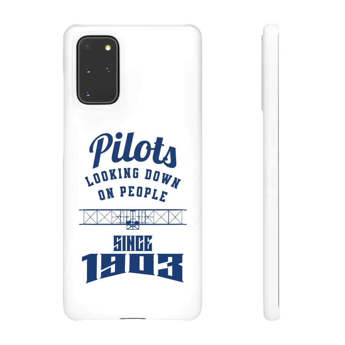 Pilot Theme Snap Case - Looking Down on People Since 1903 - Phone - Gifts for pilots - Aviation apparel