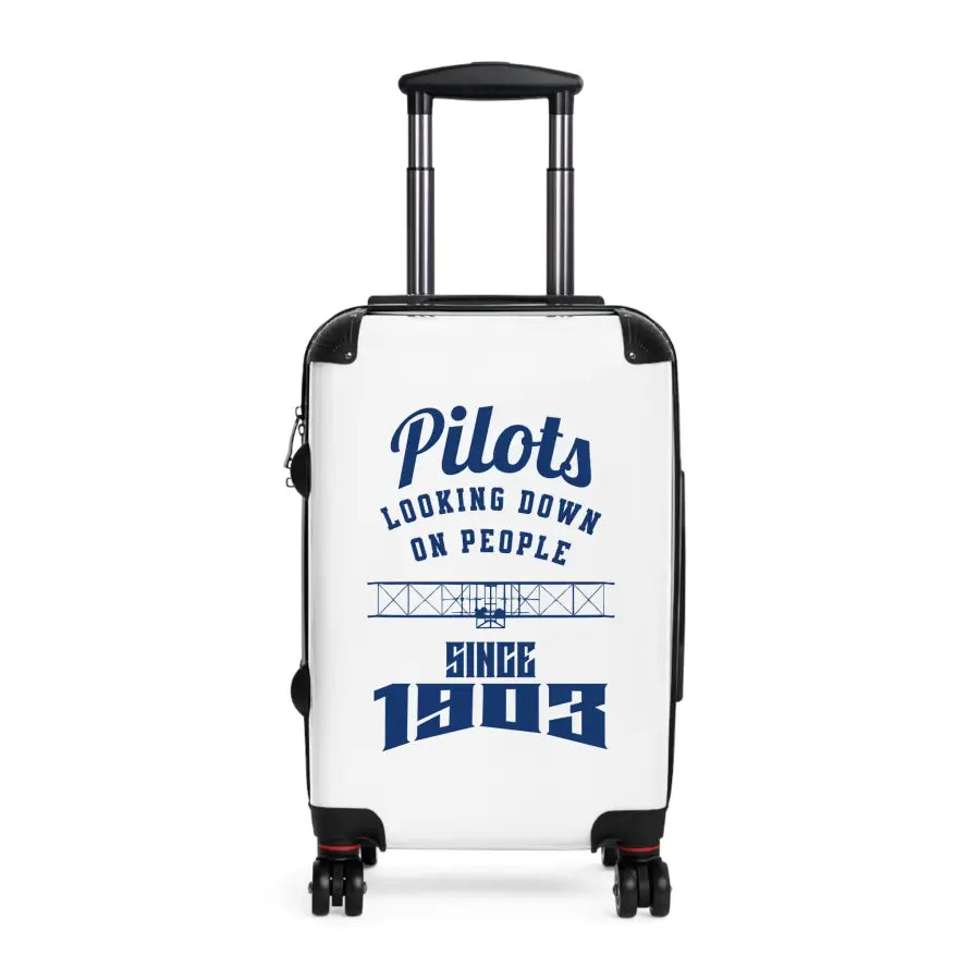 Pilot Themed Hard Shell Suitcase - Perfect for Travel Enthusiasts Adventure Lovers & Holidays - Bags - Gifts pilots