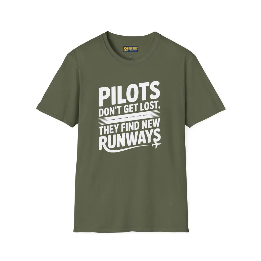 Pilots Don’t Get Lost - T-Shirt - Pilot gifts - WWII warbird t-shirt