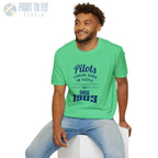 Pilots Looking Down - T-Shirt - Pilot gifts - WWII warbird t-shirt