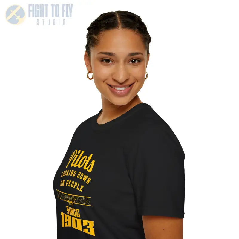 Pilots Looking Down - T-Shirt - Pilot gifts - WWII warbird t-shirt