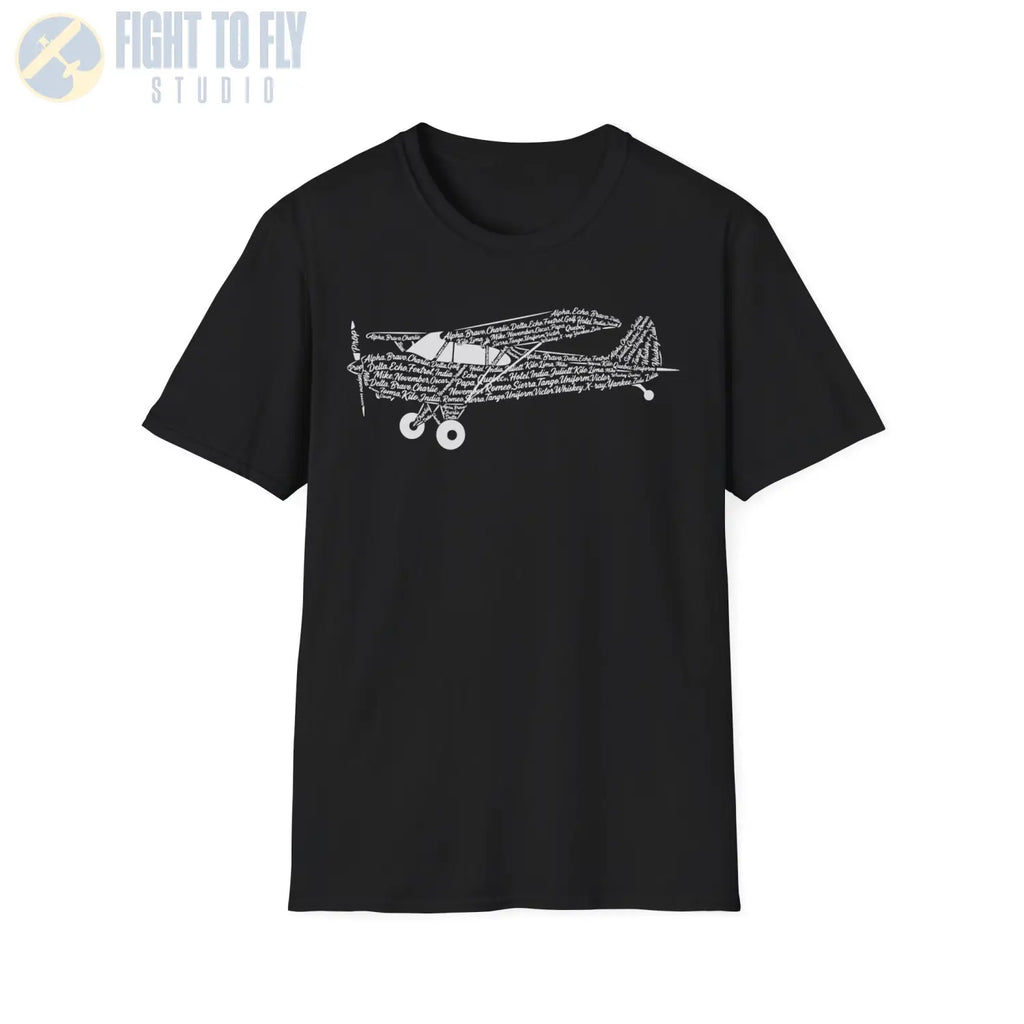 Piper Cub NATO Phonetic Alphabet Premium T-Shirt - Pilot gifts - WWII warbird t-shirt